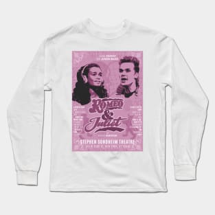 Romeo & Juliet Programme Poster (Pink) Long Sleeve T-Shirt